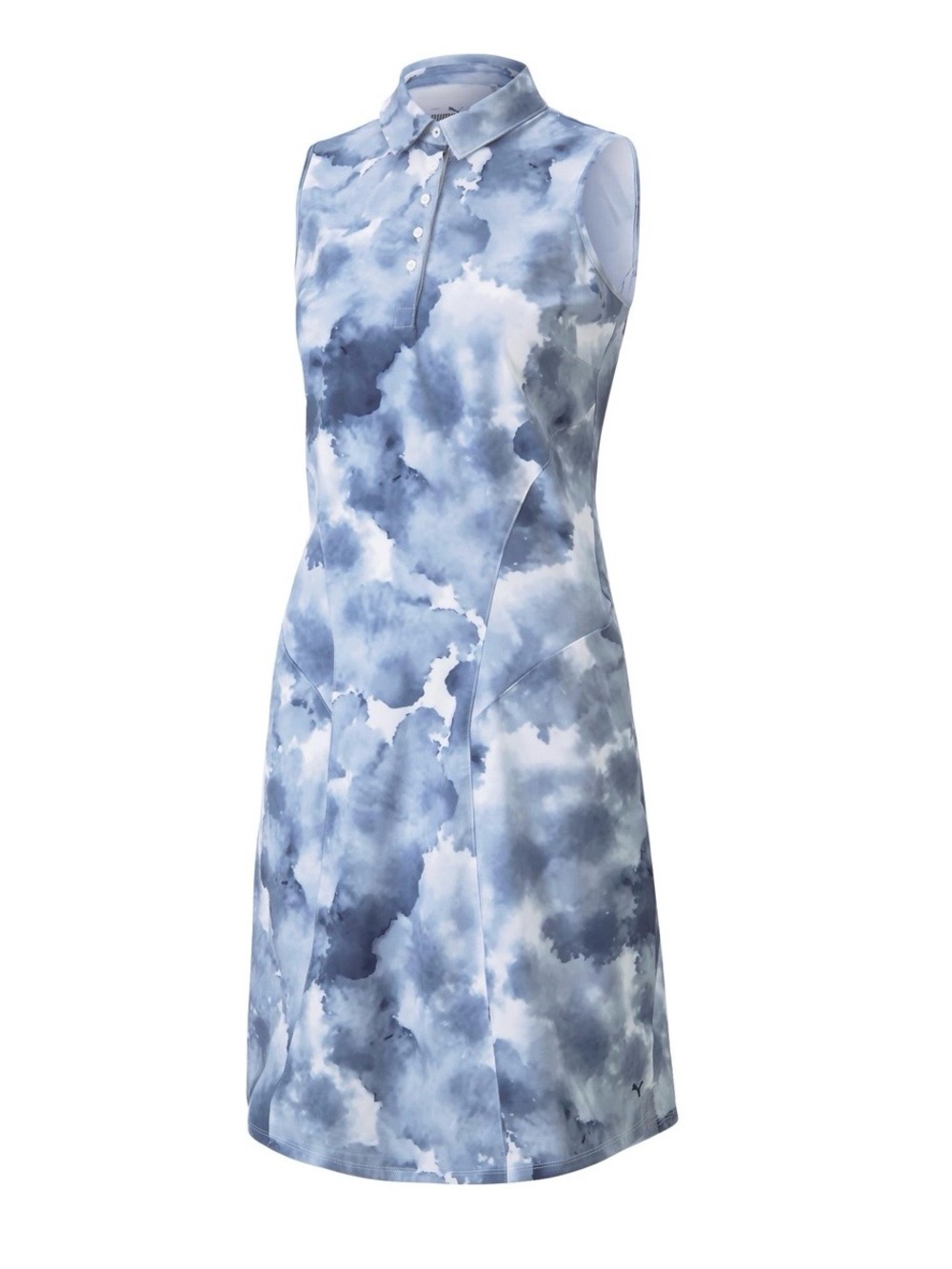 Puma Tie-Dye Sleeveless Collard Golf Dress